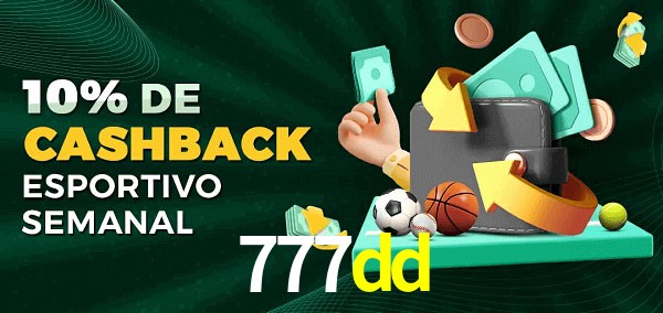 10% de bônus de cashback na 777dd