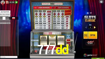 Descubra o Mundo do Cassino Online com 777dd